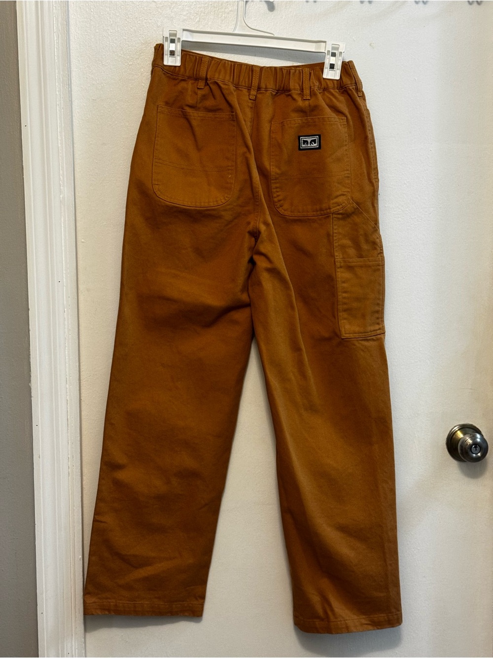Obey Men's Khaki Cargo Pants
